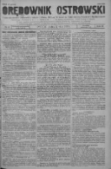 Orędownik Ostrowski: pismo na powiat ostrowski i miasto Ostrów, Odolanów, Mikstat, Sulmierzyce, Raszków i Skalmierzyce 1938.05.27 R.87 Nr63