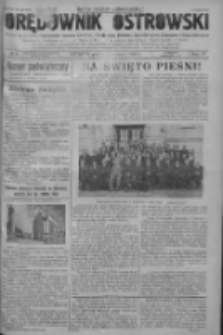 Orędownik Ostrowski: pismo na powiat ostrowski i miasto Ostrów, Odolanów, Mikstat, Sulmierzyce, Raszków i Skalmierzyce 1938.06.03 R.87 Nr66