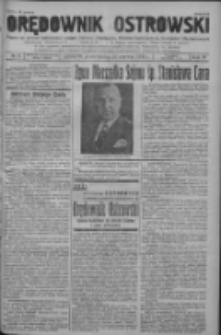 Orędownik Ostrowski: pismo na powiat ostrowski i miasto Ostrów, Odolanów, Mikstat, Sulmierzyce, Raszków i Skalmierzyce 1938.06.20 R.87 Nr73