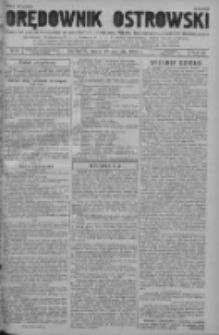 Orędownik Ostrowski: pismo na powiat ostrowski i miasto Ostrów, Odolanów, Mikstat, Sulmierzyce, Raszków i Skalmierzyce 1938.08.17 R.87 Nr98