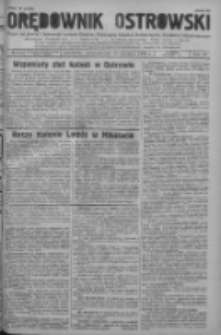 Orędownik Ostrowski: pismo na powiat ostrowski i miasto Ostrów, Odolanów, Mikstat, Sulmierzyce, Raszków i Skalmierzyce 1938.08.22 R.87 Nr100