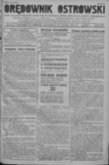 Orędownik Ostrowski: pismo na powiat ostrowski i miasto Ostrów, Odolanów, Mikstat, Sulmierzyce, Raszków i Skalmierzyce 1938.09.19 R.87 Nr112