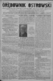 Orędownik Ostrowski: pismo na powiat ostrowski i miasto Ostrów, Odolanów, Mikstat, Sulmierzyce, Raszków i Skalmierzyce 1938.10.10 R.87 Nr121