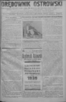 Orędownik Ostrowski: pismo na powiat ostrowski i miasto Ostrów, Odolanów, Mikstat, Sulmierzyce, Raszków i Skalmierzyce 1938.10.17 R.87 Nr124