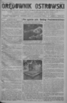 Orędownik Ostrowski: pismo na powiat ostrowski i miasto Ostrów, Odolanów, Mikstat, Sulmierzyce, Raszków i Skalmierzyce 1938.10.21 R.87 Nr126