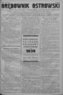 Orędownik Ostrowski: pismo na powiat ostrowski i miasto Ostrów, Odolanów, Mikstat, Sulmierzyce, Raszków i Skalmierzyce 1938.10.24 R.87 Nr127