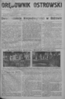 Orędownik Ostrowski: pismo na powiat ostrowski i miasto Ostrów, Odolanów, Mikstat, Sulmierzyce, Raszków i Skalmierzyce 1938.11.11 R.87 Nr135