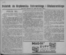 Dodatek do Orędownika Ostrowskiego i Odolanowskiego 1938.02.18