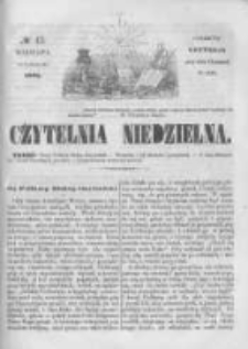 Czytelnia Niedzielna. 1862 R.7 nr43