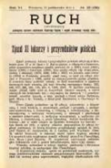 Ruch: dwutygodnik poświęcony sprawom wychowania fizycznego i w ogóle normalnego rozwoju ciała 1911.10.11 R.6 No.19=133