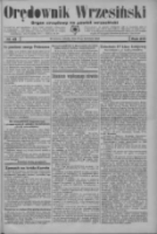 Orędownik Wrzesiński: organ urzędowy na powiat wrzesiński 1934.04.14 R.16 Nr43