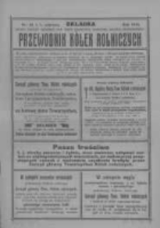 Przewodnik "K&oacute;łek rolniczych". R. XXIV. 1910. Nr 16