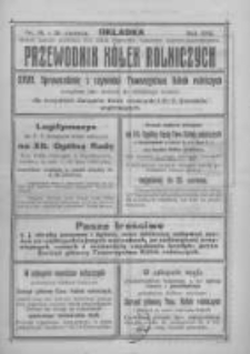 Przewodnik "Kółek rolniczych". R. XXIV. 1910. Nr 18
