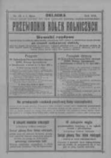 Przewodnik "K&oacute;łek rolniczych". R. XXIV. 1910. Nr 19