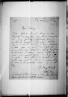 List Tytusa Działyńskiego