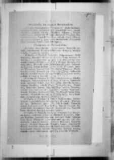 Wykaz awansowanych (m. in. Władysław Zamoyski) druk