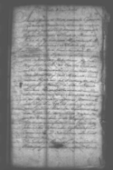 Instrukcya województwa Krakowskiego 1764