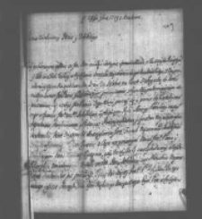 List Stanisława Łętowskiego do niezidentyfikowanego odbiorcy