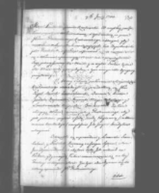 List Stanisława Augusta Poniatowskiego do niezidentyfikowanego odbiorcy (1780)