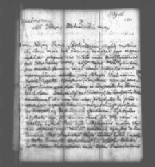 List niezidentyfikowanego nadawcy do podczaszego krakowskiego (1759)