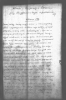 Ułamki z Rosprawy o Lekarstwie przez Moryssona w Anglii wynalezionem