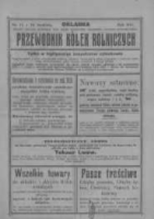 Przewodnik "Kółek rolniczych". R. XXV. 1911. Nr 11