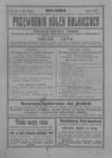 Przewodnik "K&oacute;łek rolniczych". R. XXV. 1911. Nr 21