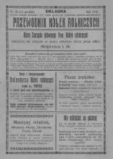 Przewodnik "K&oacute;łek rolniczych". R. XXVI. 1912. Nr 34