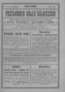 Przewodnik "K&oacute;łek rolniczych". R. XXVII. 1913. Nr 22