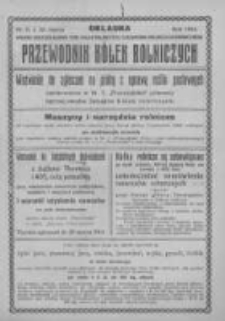 Przewodnik "K&oacute;łek rolniczych". R. XXVIII. 1914. Nr 8
