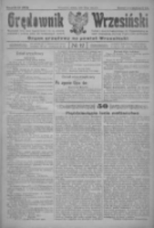Orędownik Wrzesiński: organ urzędowy na powiat wrzesiński 1922.01.28 R.4 Nr12