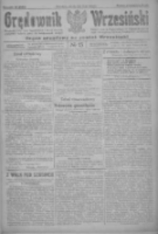 Orędownik Wrzesiński: organ urzędowy na powiat wrzesiński 1922.01.31 R.4 Nr13