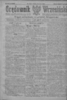 Orędownik Wrzesiński: organ urzędowy na powiat wrzesiński 1922.02.23 R.4 Nr23