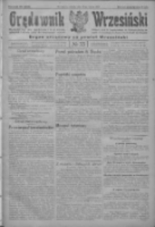 Orędownik Wrzesiński: organ urzędowy na powiat wrzesiński 1922.03.18 R.4 Nr33