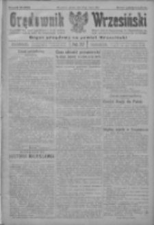 Orędownik Wrzesiński: organ urzędowy na powiat wrzesiński 1922.03.28 R.4 Nr37