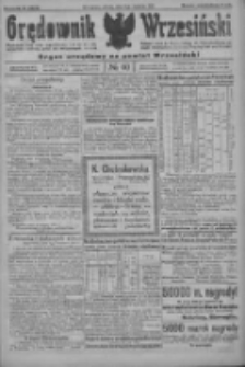 Orędownik Wrzesiński: organ urzędowy na powiat wrzesiński 1922.04.04 R.4 Nr40