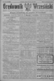 Orędownik Wrzesiński: organ urzędowy na powiat wrzesiński 1922.05.27 R.4 Nr62