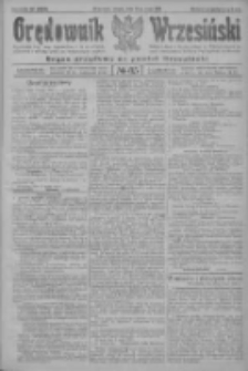 Orędownik Wrzesiński: organ urzędowy na powiat wrzesiński 1922.05.30 R.4 Nr63