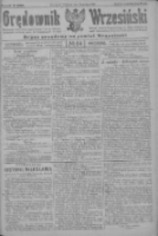 Orędownik Wrzesiński: organ urzędowy na powiat wrzesiński 1922.07.20 R.4 Nr84