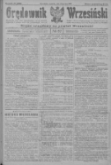 Orędownik Wrzesiński: organ urzędowy na powiat wrzesiński 1922.07.27 R.4 Nr87