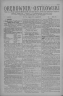 Orędownik Ostrowski: pismo na miasto i powiaty Ostrowski i Odolanowski oraz miast Ostrowa, Odolanowa, Sulmierzyc i Raszkowa 1929.03.15 R.78 Nr22