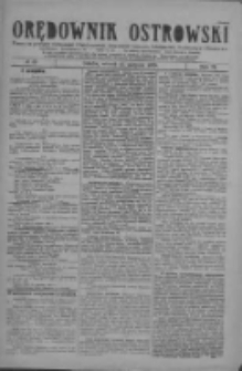 Orędownik Ostrowski: pismo na miasto i powiaty Ostrowski i Odolanowski oraz miast Ostrowa, Odolanowa, Sulmierzyc i Raszkowa 1929.09.13 R.78 Nr65
