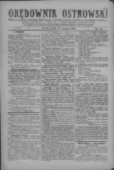 Orędownik Ostrowski: pismo na miasto i powiaty Ostrowski i Odolanowski oraz miast Ostrowa, Odolanowa, Sulmierzyc i Raszkowa 1929.08.30 R.78 Nr70