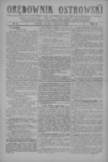 Orędownik Ostrowski: pismo na miasto i powiaty Ostrowski i Odolanowski oraz miast Ostrowa, Odolanowa, Sulmierzyc i Raszkowa 1929.11.05 R.78 Nr89