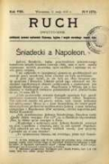 Ruch: dwutygodnik poświęcony sprawom wychowania fizycznego, hygieny i w ogóle normalnego rozwoju ciała 1913.05.11 R.8 No.9=171