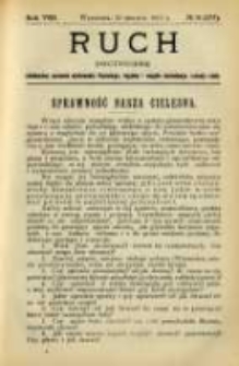Ruch: dwutygodnik poświęcony sprawom wychowania fizycznego, hygieny i w ogóle normalnego rozwoju ciała 1913.06.11 R.8 No.11=173