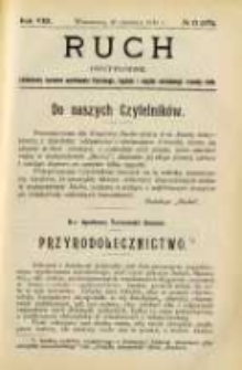 Ruch: dwutygodnik poświęcony sprawom wychowania fizycznego, hygieny i w ogóle normalnego rozwoju ciała 1913.06.26 R.8 No.12=174