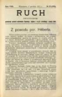 Ruch: dwutygodnik poświęcony sprawom wychowania fizycznego, hygieny i w ogóle normalnego rozwoju ciała 1913.12.11 R.8 No.23=185