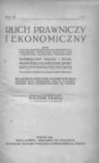 Ruch Prawniczy i Ekonomiczny: organ Wydziału Prawno-Ekonomicznego Uniwersytetu Poznańskiego, Towarzystwa Przyjaciół Nauk i Towarzystwa Prawniczego i Ekonomicznego: poświęcony nauce i życiu prawnemu i gospodarczemu Rzeczypospolitej Polskiej 1923 R.3