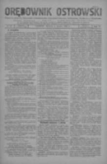 Orędownik Ostrowski: pismo na miasto i powiaty Ostrowski i Odolanowski oraz miast Ostrowa, Odolanowa, Sulmierzyc i Raszkowa 1930.03.04 R.79 Nr18